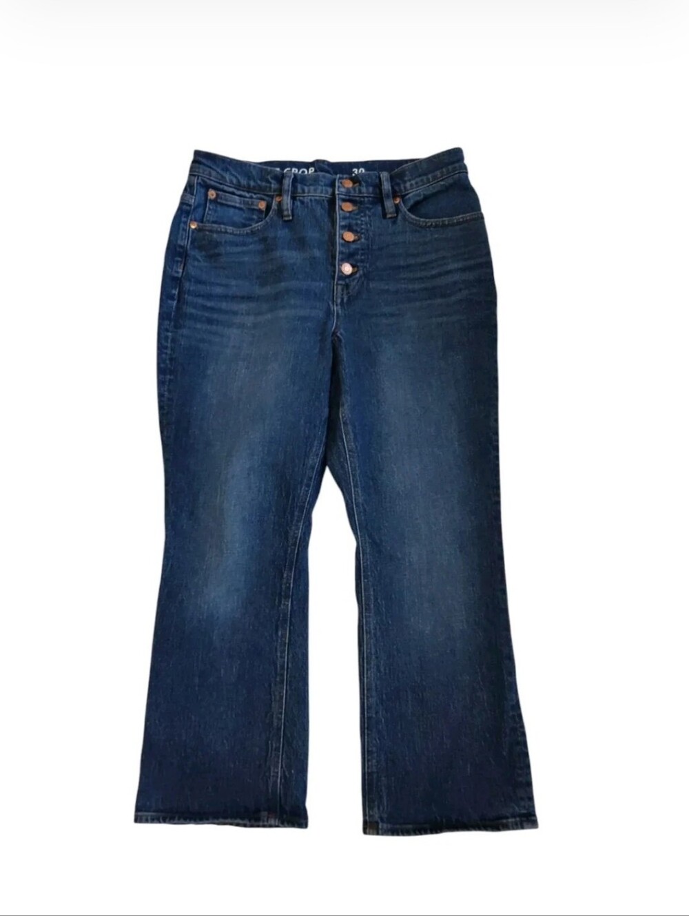J Crew Demi Boot Cut Jeans Women's Size 30 Button Fly